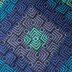 Going Round in Squares Blanket