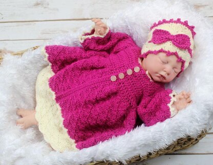 35-Winter Matinee Sets  Crochet Pattern #35