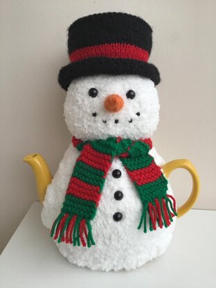 Mr Snowman tea cosy