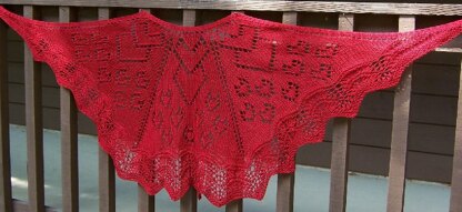 Knittin' Love shawl