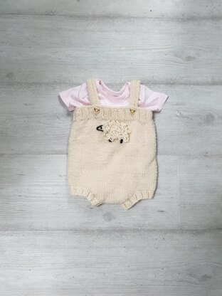 Baby Romper with Loopy Lamb