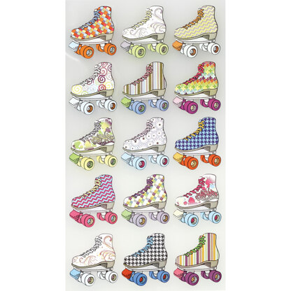Sticko Stickers - Bright Roller Skates