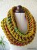 Chunky Crochet Mustard Cowl