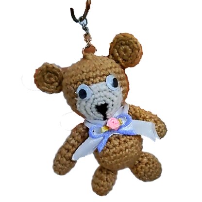 Crochet Bear keychain