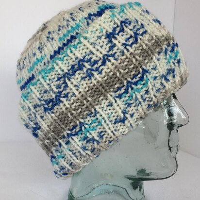 Triple Cuff Knit Hat