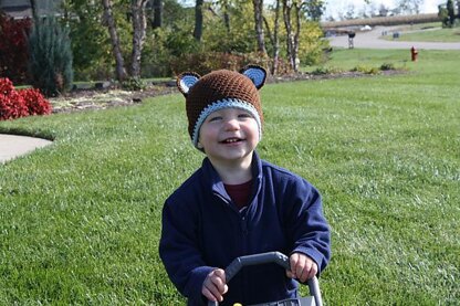 Crochet Bear Beanie