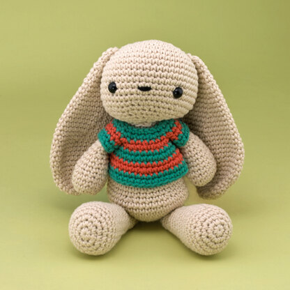 Mollie The Bunny - Free Toy Crochet Pattern For Boys & Girls in Paintbox  Yarns Cotton Aran by Paintbox Yarns