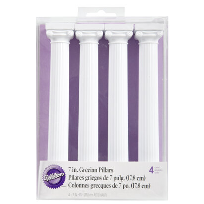 Wilton 7" Grecian Pillars - 4 Pack