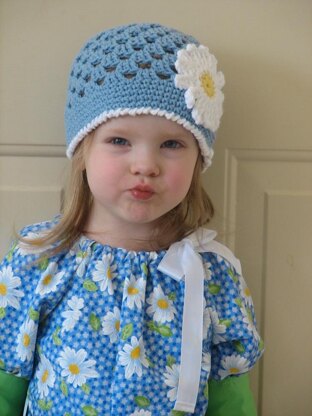 Spring Daisy Beanie