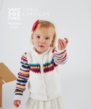 Tokig Cardigan - Knitting Pattern in Millamia MillaMia Naturally Soft Merino