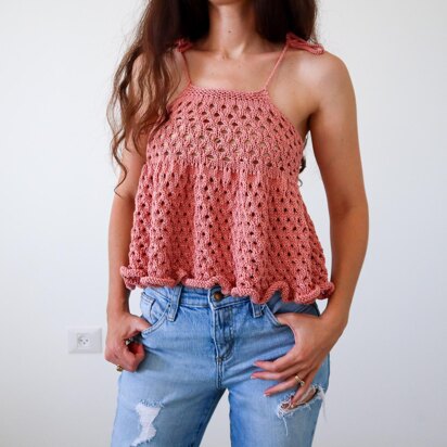 Babydoll Ruffle Top