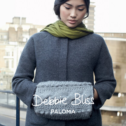 Muff - Free Knitting Pattern for Women in Debbie Bliss Paloma