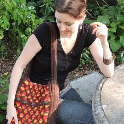 Animato, A Lap-Top Cozy/Messenger Bag - knitting pattern