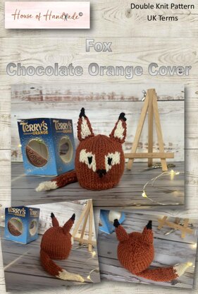 Fox Chocolate Orange Cover Knitting Pattern