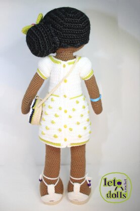 Crochet Doll Pattern, Amigurumi doll pattern, XLarge doll, 24"/61cm, Rita