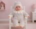 Candy Row Dolls Bodysuit and Hat Knitting Pattern P30 | Elizabeth Primrose Patterns