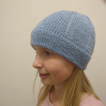 Double Brim Stockinette Hat