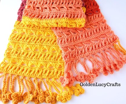 Sunset Flame Scarf