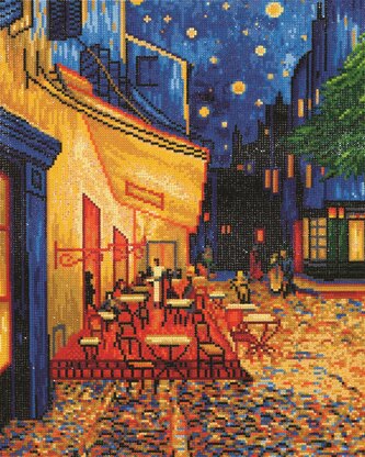 Diamond Dotz Café at Night (Van Gogh) Diamond Painting Kit