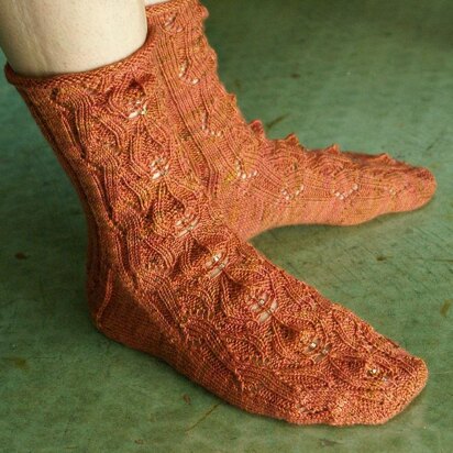 Jack in the Pulpit Socks - knitting pattern