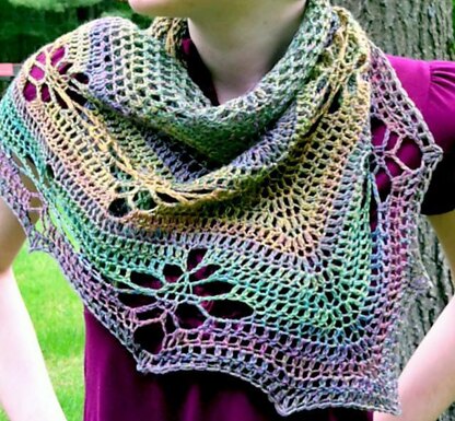 Jaali Crocheted Shawl Variations