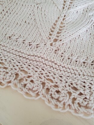 Yarrow Cotton Lace Face Cloth