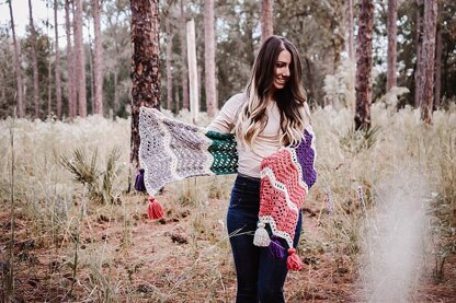 Wander Easy Crochet Shawl