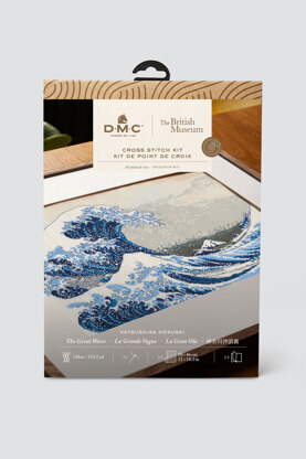 DMC The British Museum - The Great Wave, Katsushika Hokusai Large - 36cm x 26cm