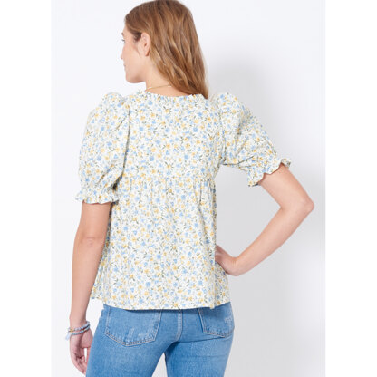 New Look Misses' Tops N6719 - Paper Pattern, Size A (8-10-12-14-16-18)