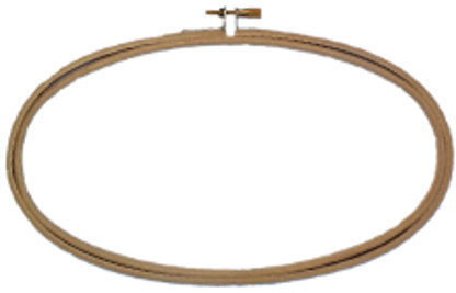 Siesta Frames Oval Wooden Hoop 3 x 5 Inch