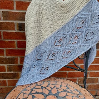 Floating Leaves shawl