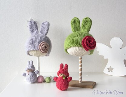 Waldorf Bunny and Bonnet