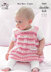 Dress, Sweater, Hat in King Cole Comfort Baby DK & Comfort Prints DK - 3559