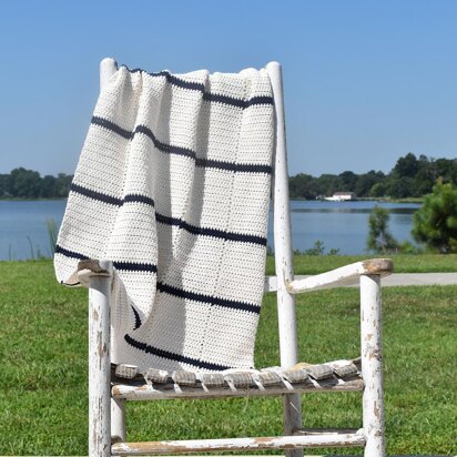 Nantucket Nautical Baby Blanket