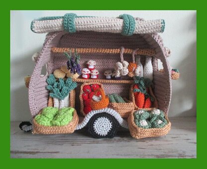 The little vegetable cart/der kleine Gemüsestand