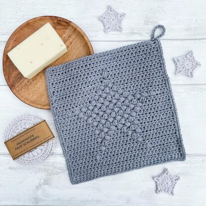 Loopy Star Washcloth