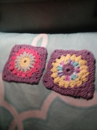 Starburst granny square