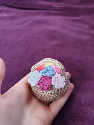 Crochet Flower basket