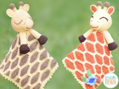 Crochet giraffe lovey sale