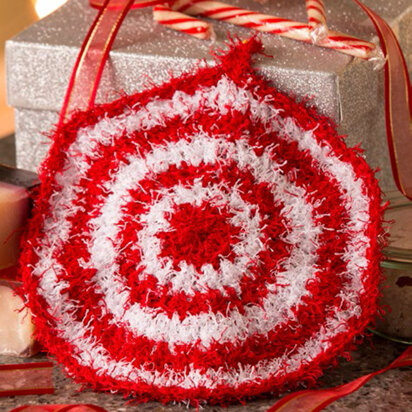 Peppermint in Red Heart Scrubby - LW5041 - Downloadable PDF