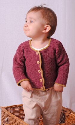 Strickanleitung Babyjacke Frederick & Elena in den Größen 62 bis 92, Anfängerfreundlich