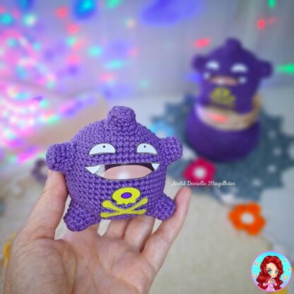 Koffing Amigurumi Pattern 💜🧶 Digital PDF – Crochet Your Own Pokémon!