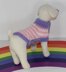 Dog Chunky Stripe Side Button Coat