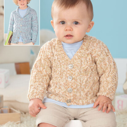 Cardigans in Sirdar Peekaboo DK - 4458 - Downloadable PDF