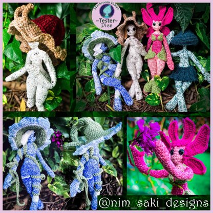 Garden Fae Amigurumi Doll