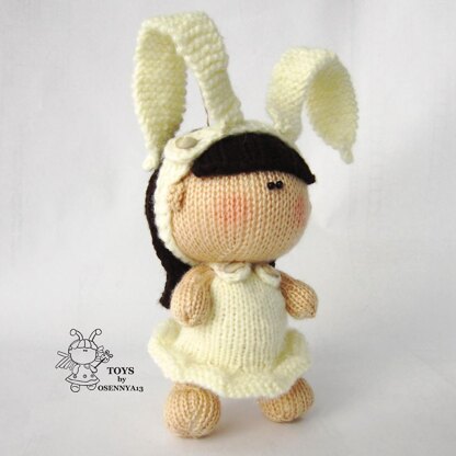 Pebble doll Rabbit