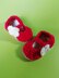 Tiny flower baby shoes-Petites ballerines à fleur