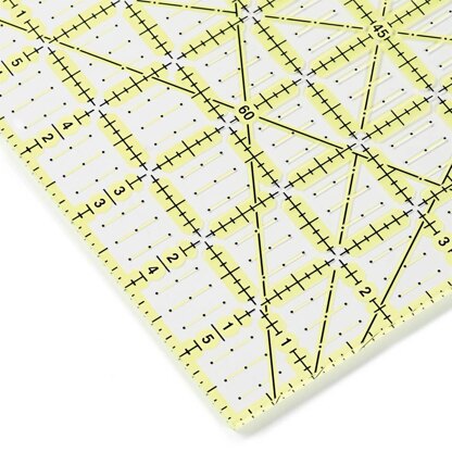Prym Non-Slip Ruler 6 X 12 inch Omnigrip