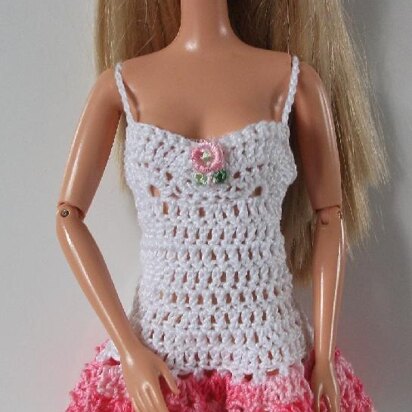 Crochet Purse and Dress Kimberly for Barbie (Portuguese/Spanish