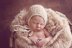 #42 Newborn fluffy bonnet